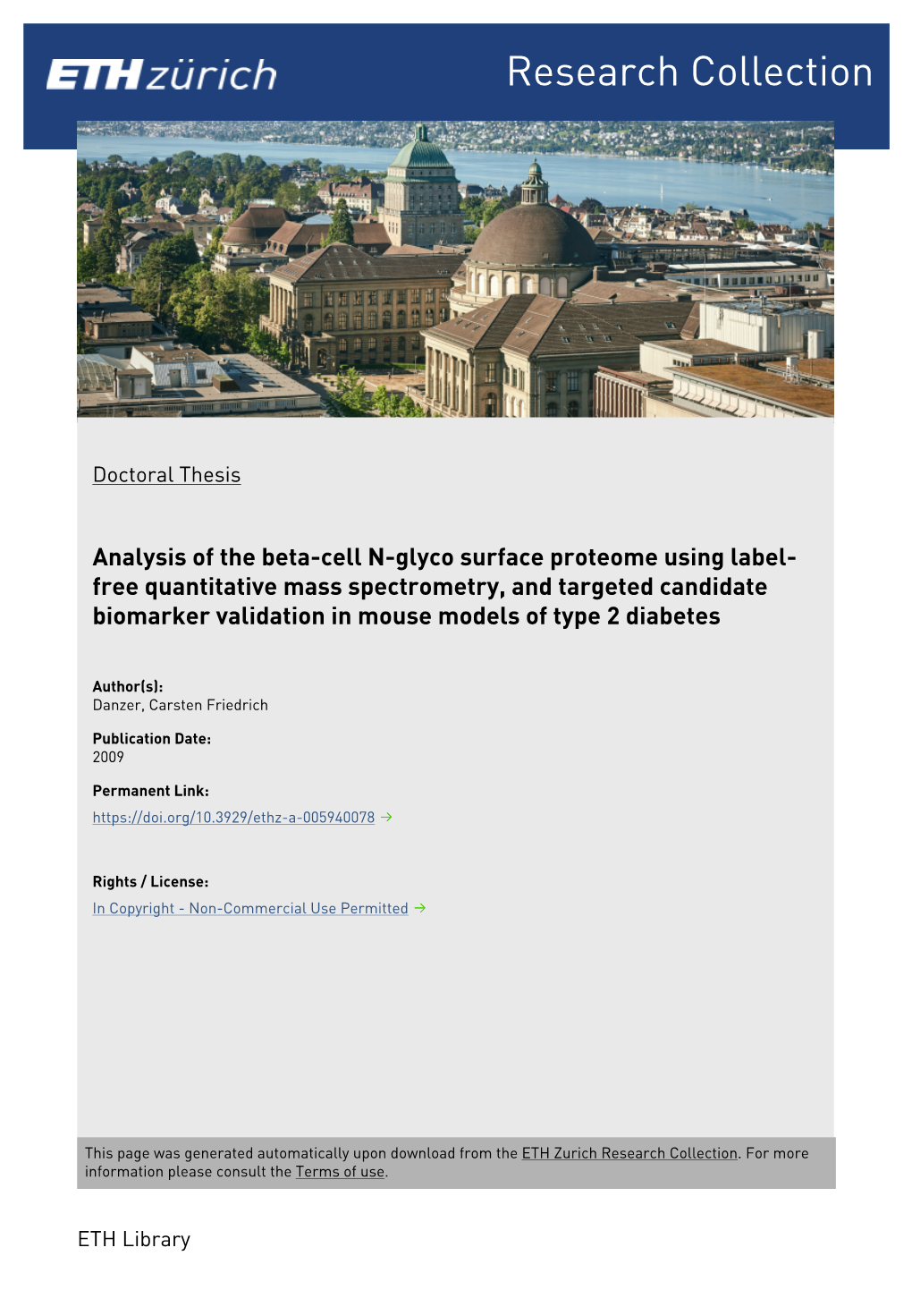 Analysis of the Beta-Cell N-Glyco Surface Proteome Using Label