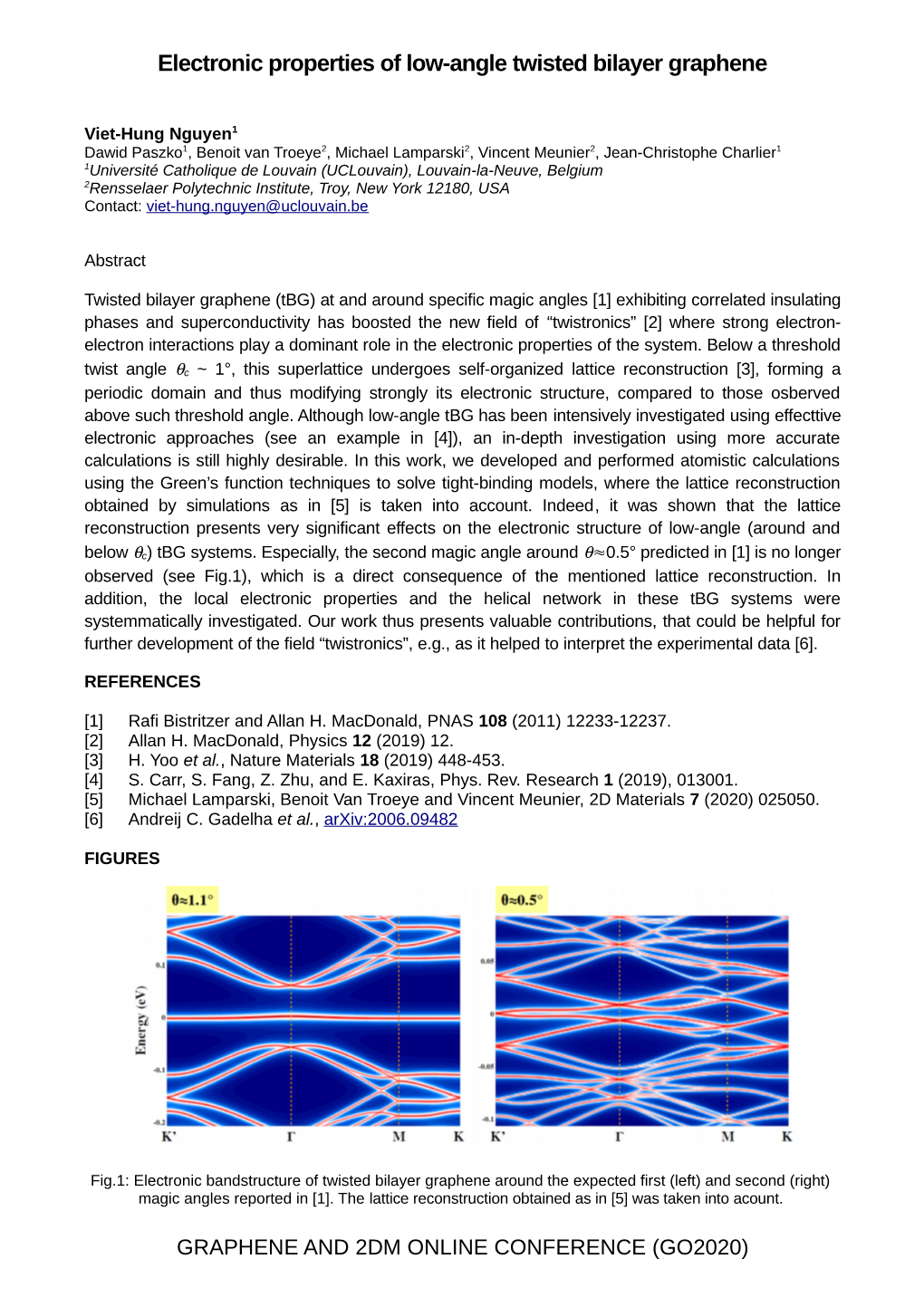 Electronic Properties of Low-Angle Twisted Bilayer Graphene