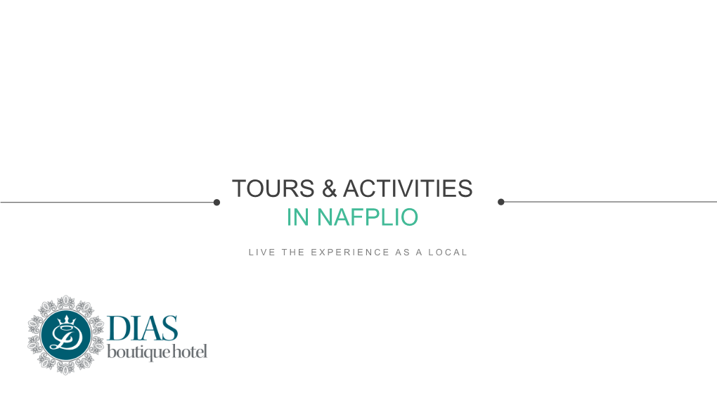 Tours & Activities in Nafplio