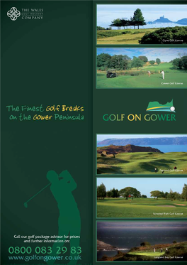 Golf on Gower Brochure 2012 Web.Pdf