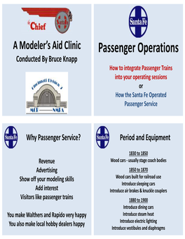 Adding Passenger Service
