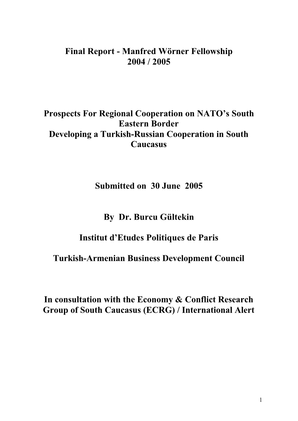 Nato Mw Report 2004-2005