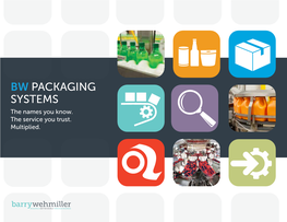 BW PACKAGING SYSTEMS the Names You Know