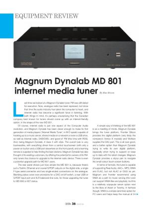 Magnum Dynalab MD 801 Internet Media Tuner