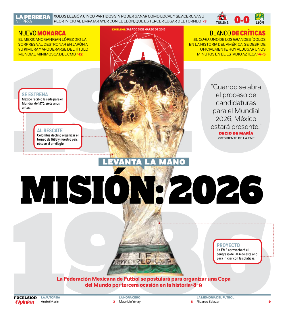 Levanta La Mano Misión: 2026