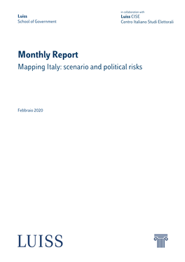 Monthly Report Mapping Italy: Scenario and Political Risks