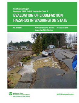 Evaluation of Liquefaction Hazards in Washington State