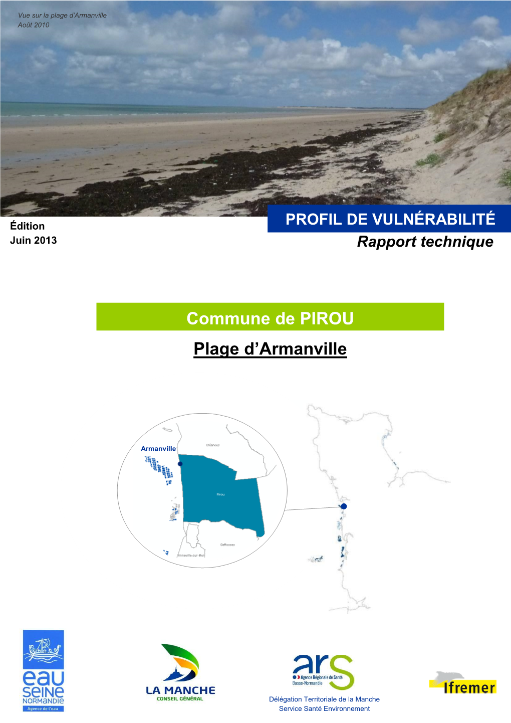 Plage D'armanville Commune De PIROU