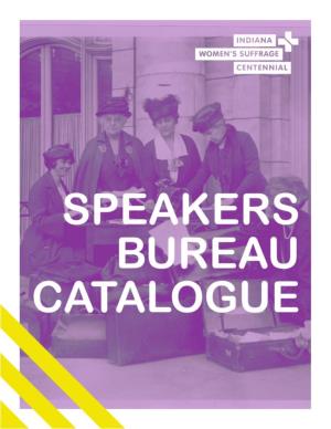 Speakers Bureau Talks Are Open to Any Tax-Exempt Organization Including Schools, Libraries, History Organization, Museums, Community Centers and More