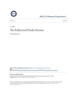The Bollywood Hindu Heroine Emily Holmstead