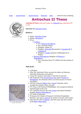 Antiochus II Theos