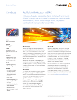 Case Study Real Talk with Houston METRO