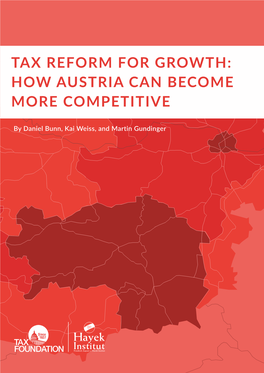 Tax Reform for Growth: How Austria Can Become More Competitive
