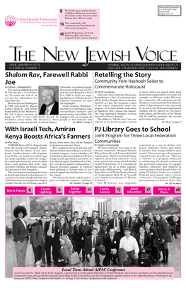 THE NEW JEWISH VOICE April 2014