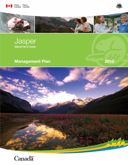 Jasper National Park of Canada Management Plan
