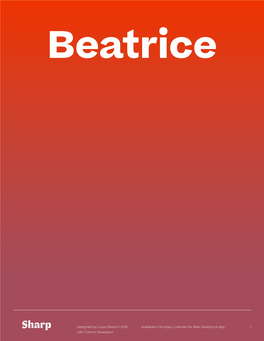 Beatrice Thin Italic