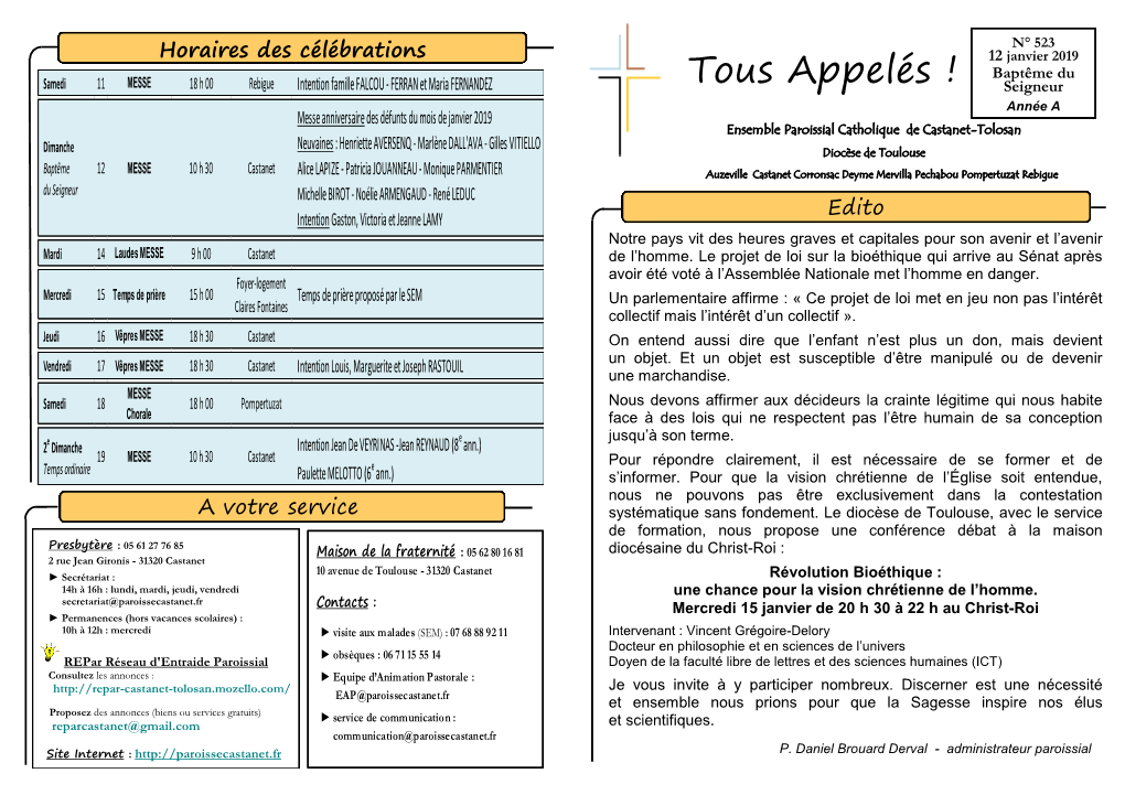 Tous Appelés !