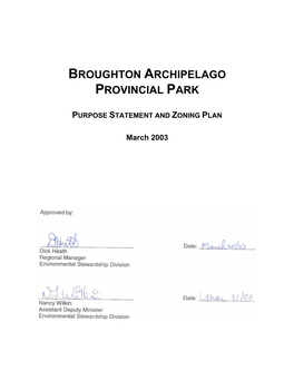 Broughton Archipelago Provincial Park