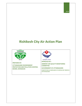 Rishikesh City Air Action Plan