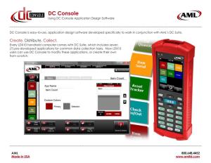 DC Console Using DC Console Application Design Software
