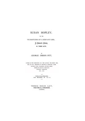 Susan Hopley; Or, the Vicissitudes of a Servant Girl