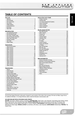 Table of Contents