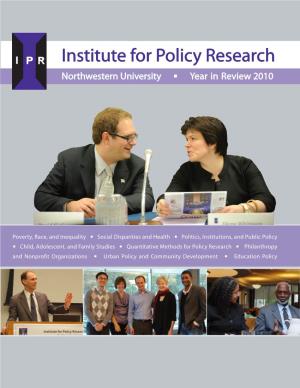 Quantitative Methods for Policy Research