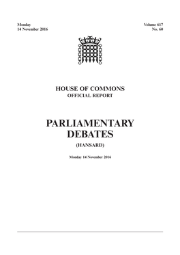 Whole Day Download the Hansard Record of the Entire Day in PDF Format. PDF File, 0.48