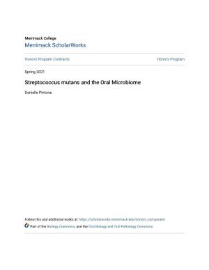 Streptococcus Mutans and the Oral Microbiome