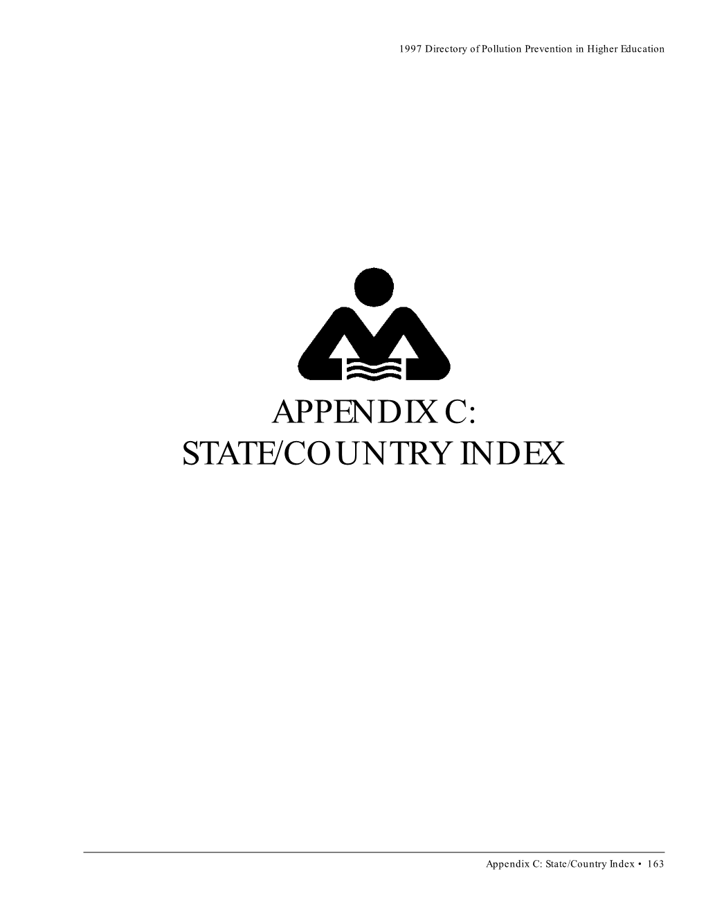 Appendix C: State/Country Index