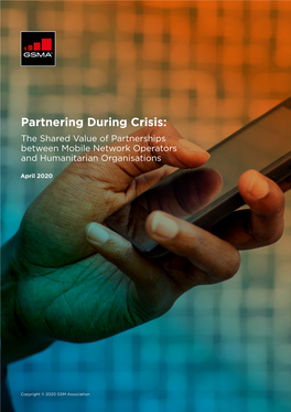Partnering During Crisis: the Shared Value of Partnerships Between Mobile Network Operators and Humanitarian Organisations
