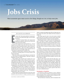 By Louis Jacobson Do to Improve the Nation’S Jobs Outlook, but There Are Plenty of Pitfalls, Too