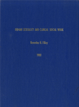 Human Sexuality and Clinical Social Work