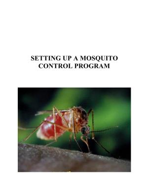 Setting up a Mosquito Control Program