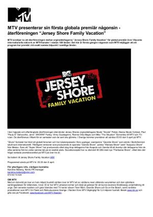 Jersey Shore Family Vacation”