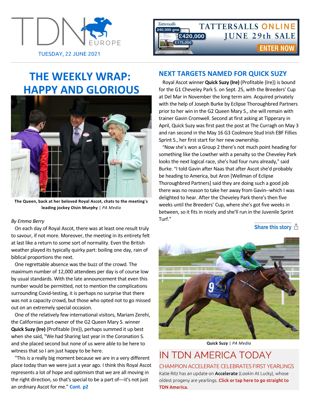 Tdn Europe • Page 2 of 9 • Thetdn.Com Tuesday • 22 June 2021
