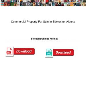 Commercial Property for Sale in Edmonton Alberta