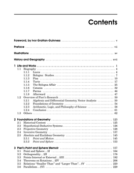 Table of Contents