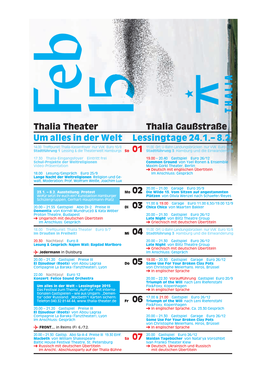 01 02 03 04 05 06 07 08 Thalia Theater Thalia Gaußstraße Um
