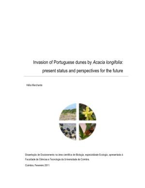 Invasion of Portuguese Dunes by Acacia Longifolia