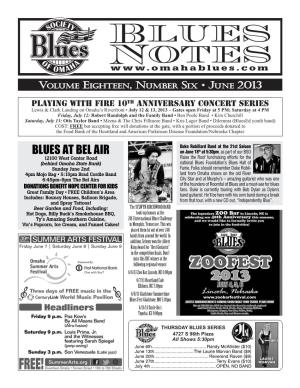 Blues Notes June 2013
