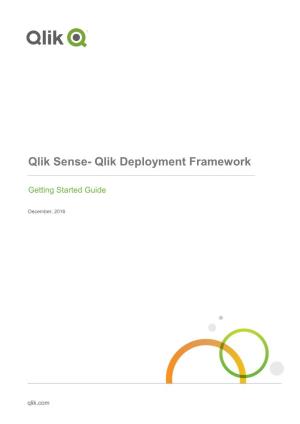 Qlik Sense- Qlik Deployment Framework