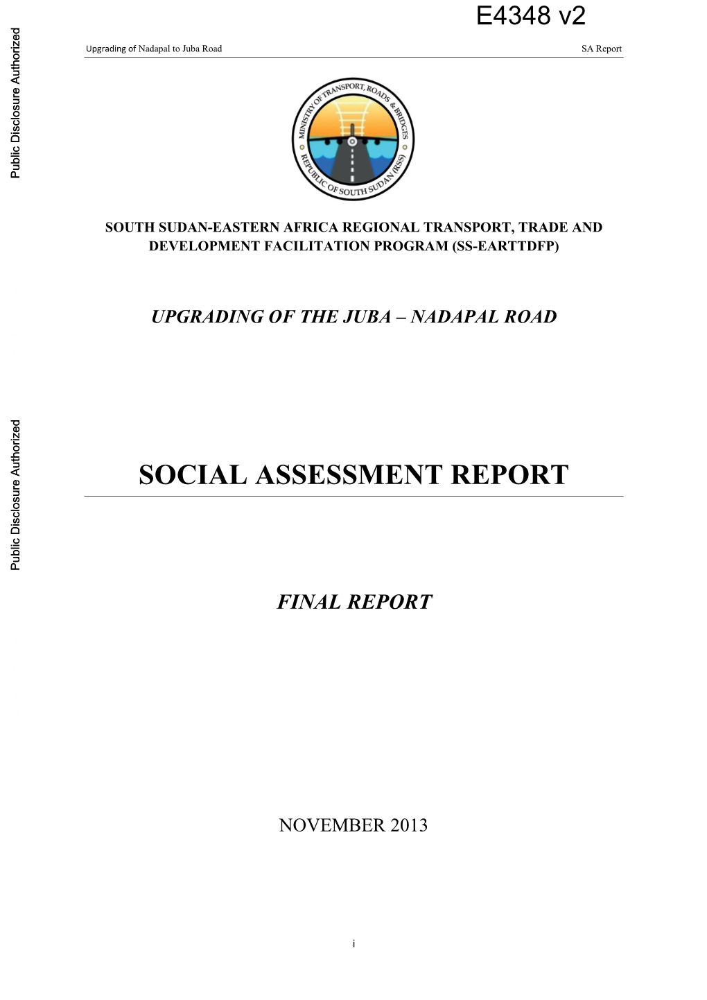 World Bank Document