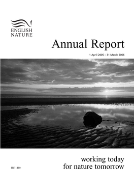 Annual Report 1 April 2005 Â€“ 31 March 2006 Working Todayfor