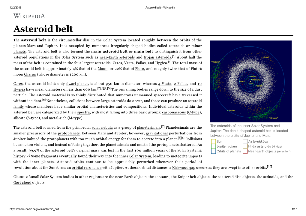 Asteroid Belt - Wikipedia