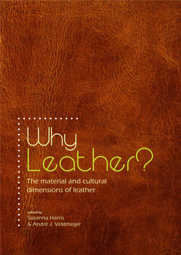 The Material and Cultural Dimensions of Leather