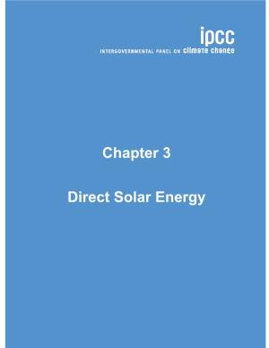 Chapter 3 Direct Solar Energy