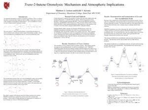 Trans-2-Butene Ozonolysis: Mechanism and Atmospheric Implications