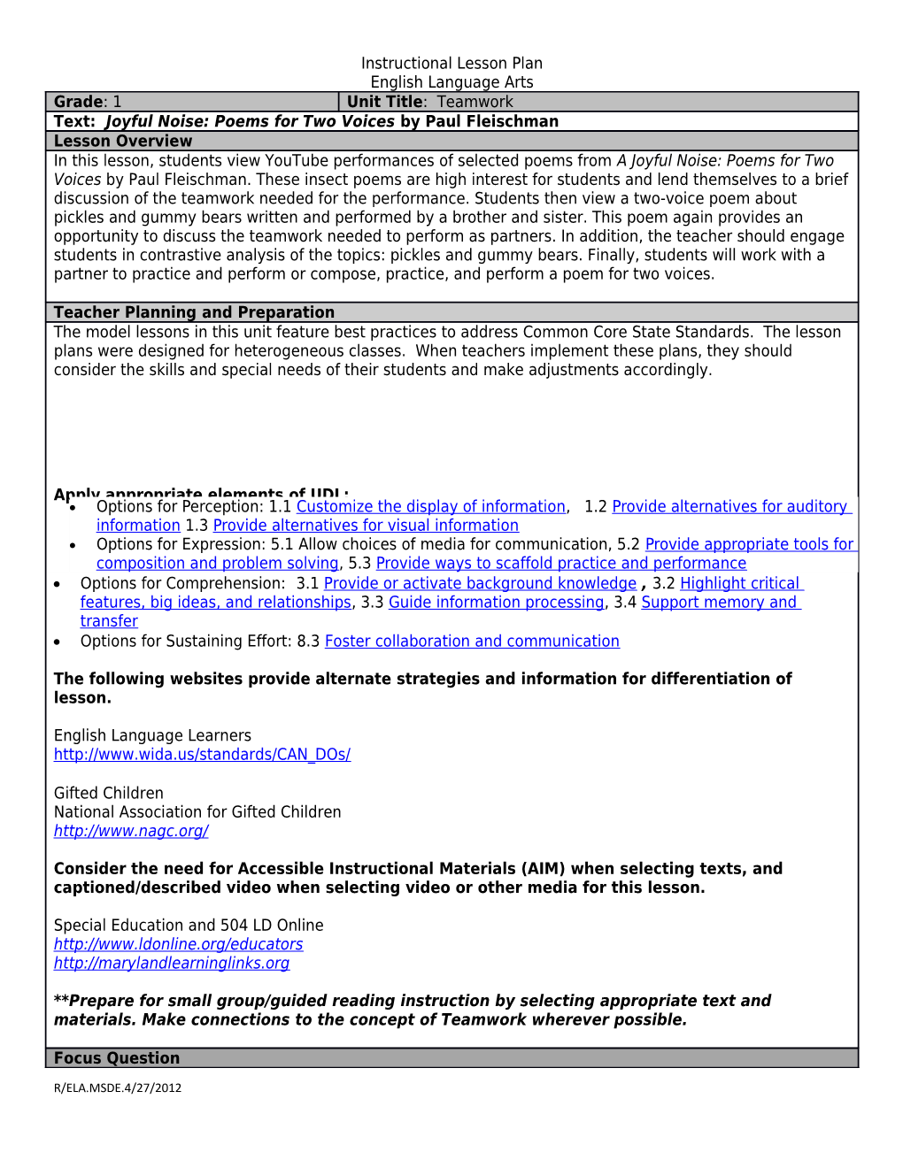 Instructional Lesson Plan s1