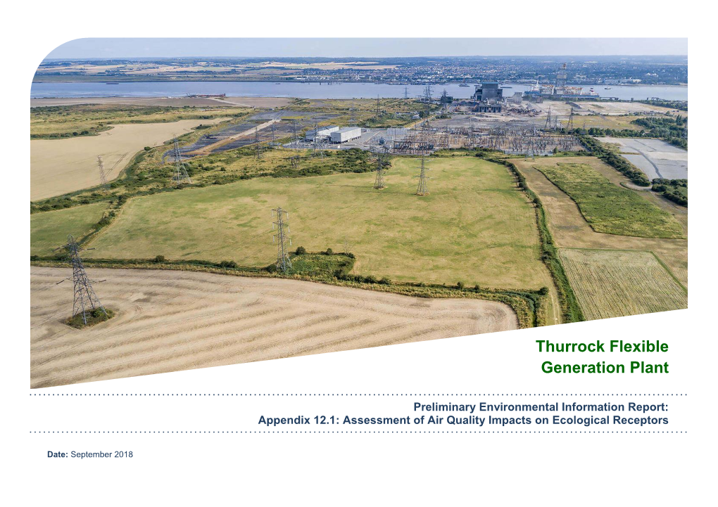 Appendix 12.1: Assessment of Air Quality Impacts on Ecological Receptors